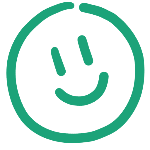 Green smiley face